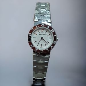 Women's BVLGARI BVLGARI BB23SS 23mm White Silver Stainless Steel